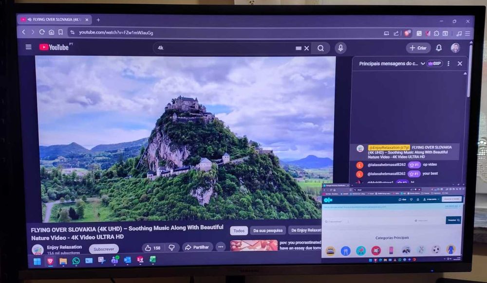 Monitor Samsung UHD 4K 32'' PBP/PIB