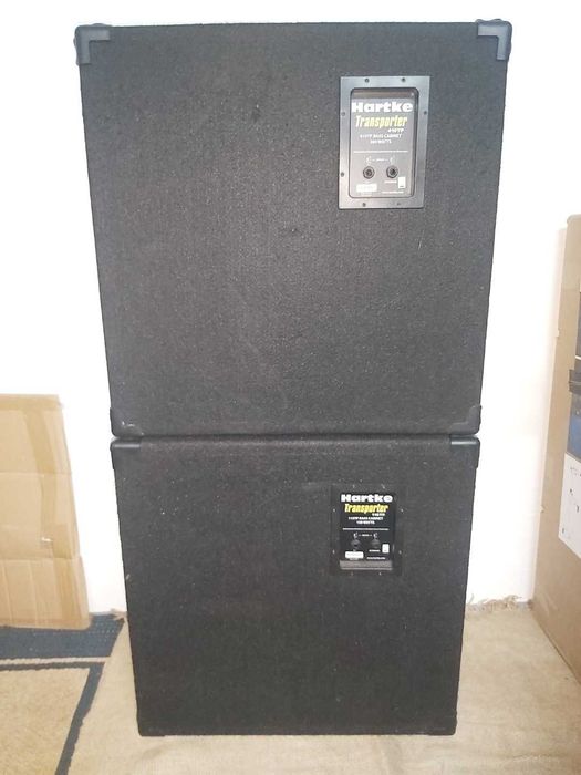 Baixo amp Harley Benton + colunas Hartke