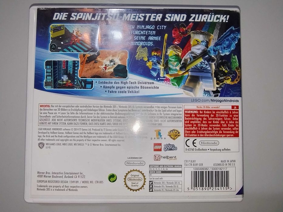 Lego Ninjago Nindroids - Nintendo 3DS
