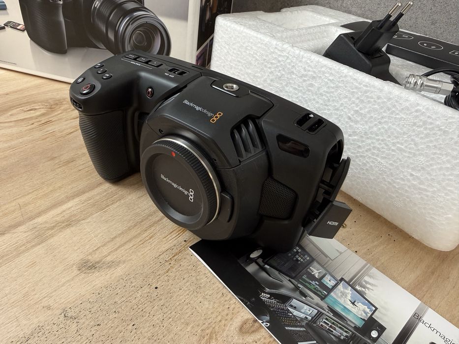 Kamera BMPCC 4K GWARANCJA Stan Idealny Jak NOWA Black Magic Pocket 6K Dokumenty ZESTAW Sony Wideo Video Filmowanie