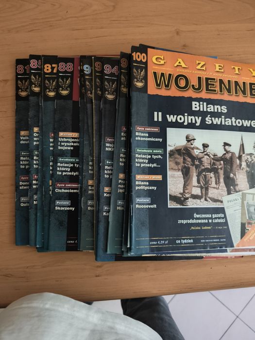 Gazety Wojenne 100szt