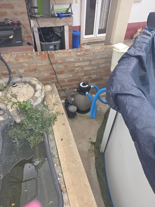 Piscina redonda com colunas 460x120 Mm