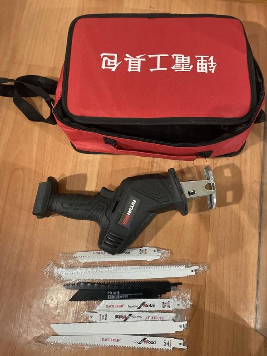 Сабельна пила. Супер якість, 4 види полотна в комплекті