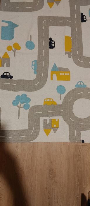 Dywan do pokoju dziecięcego ulica droga 130x86cm stan BDB