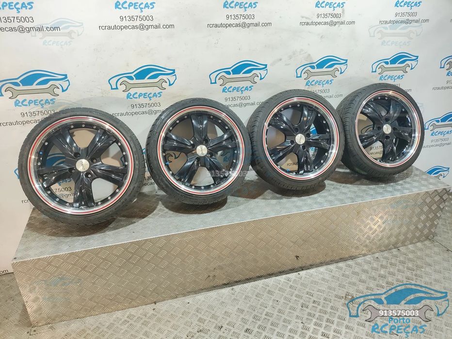 Jantes 17" HRS 4x100 - 7J | ET40 - 195 40 17 | Mini | Cooper | Aba |