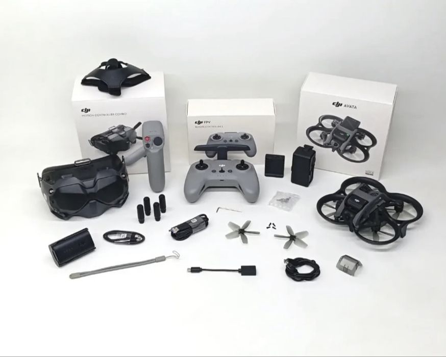 DJI Avata + Kit Completo | Como Novo (Usado 4x) + 2 Controlos