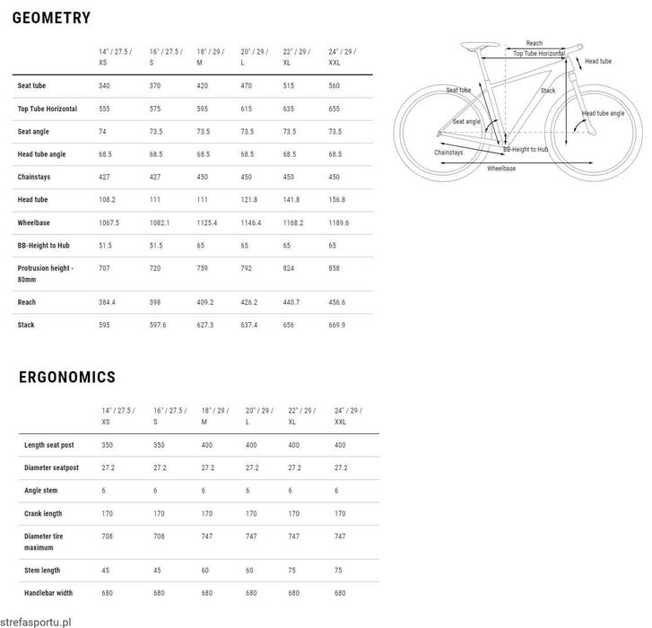 NOWY CUBE AIM PRO Roz XXL 24" Grey Flashyellow *Koła 29* Shimano Acera