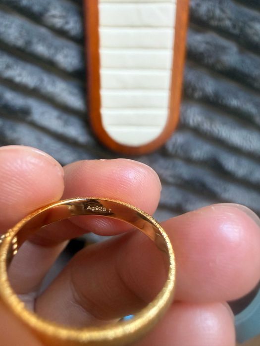 Anel Estreito em Prata 925 Escovada Empilhável Artesanal Tamanho ring