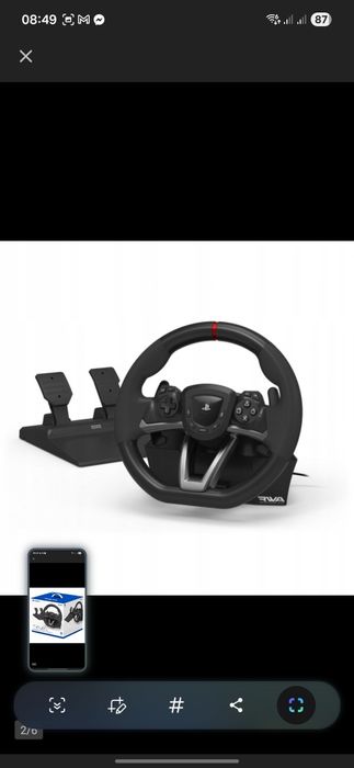 Kierownica wyścigowa HORI Apex (PS4/PS5/PC)