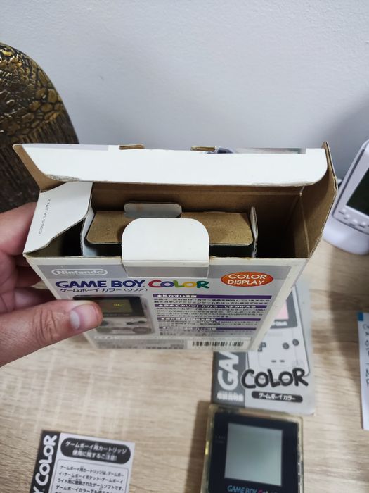 Game Boy color transparente japonês Nintendo