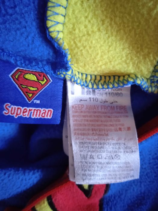 Superman; 110cm; oryginał Marvel, strój, przebranie, kostium