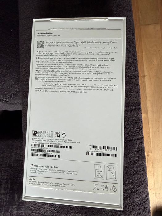 Iphone 16 Pro Max 512Gb Desert Titanium