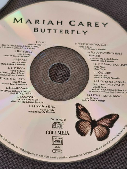 Mariah Carey 3 CD rainbow, butterfly, #1s