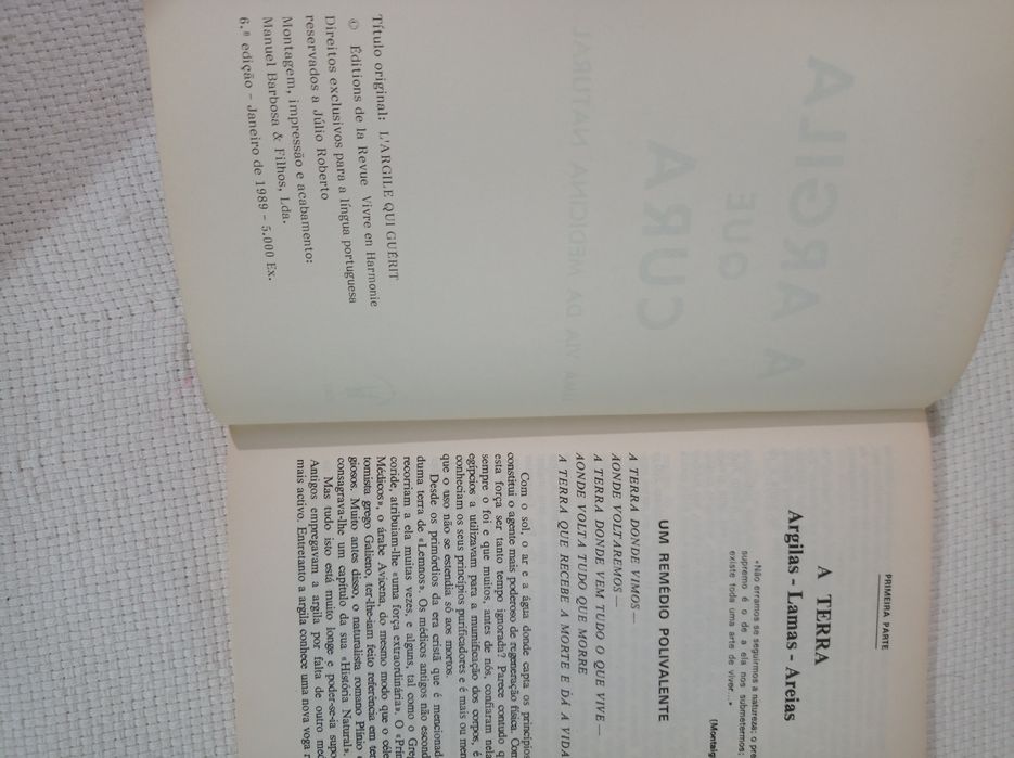 A argila que cura - uma via da medicina natural - Raymond Dextreit
