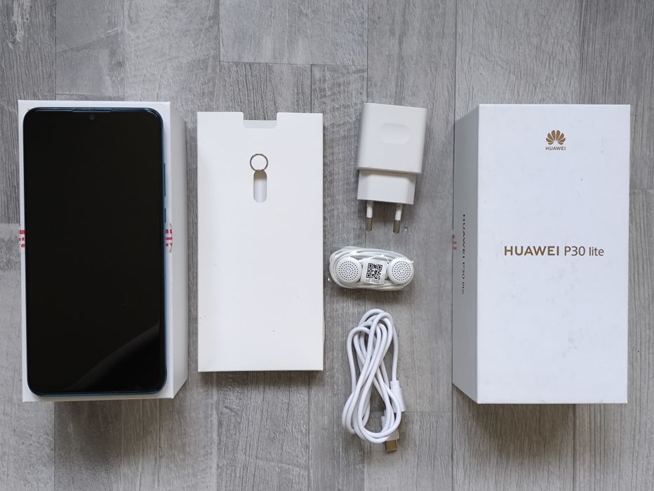 Huawei P30 lite, jak nowy, gratis 2x etui Eco skóra ze stojakiem