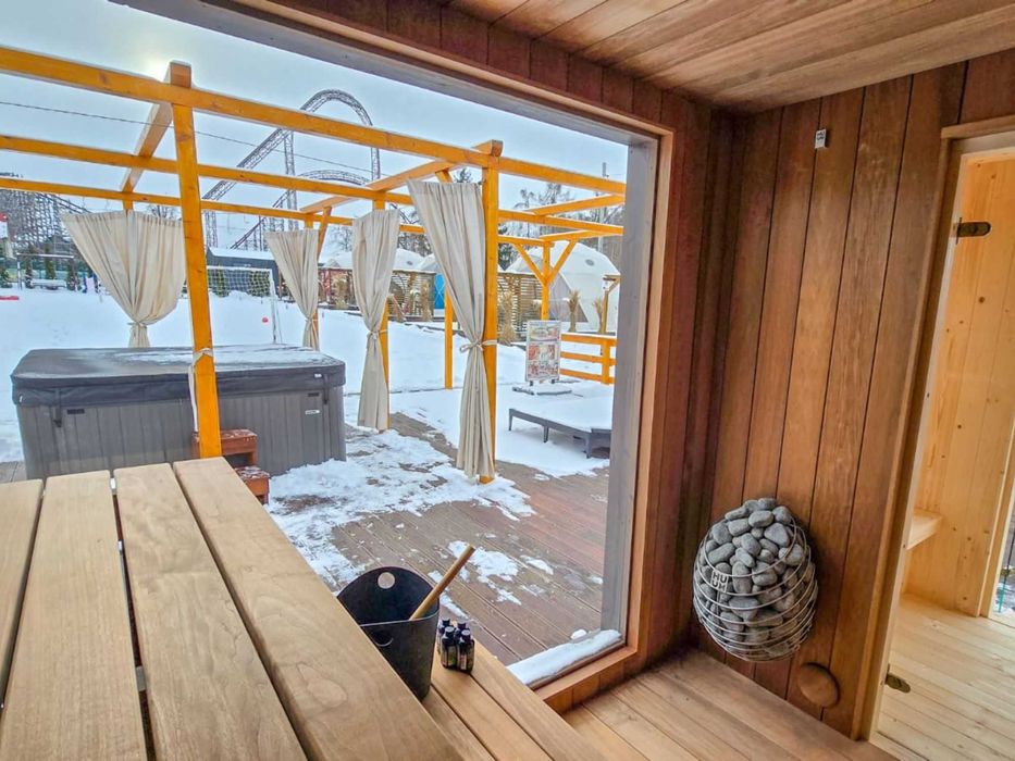 Weekend walentynkowy – domek premium z jacuzzi i SPA