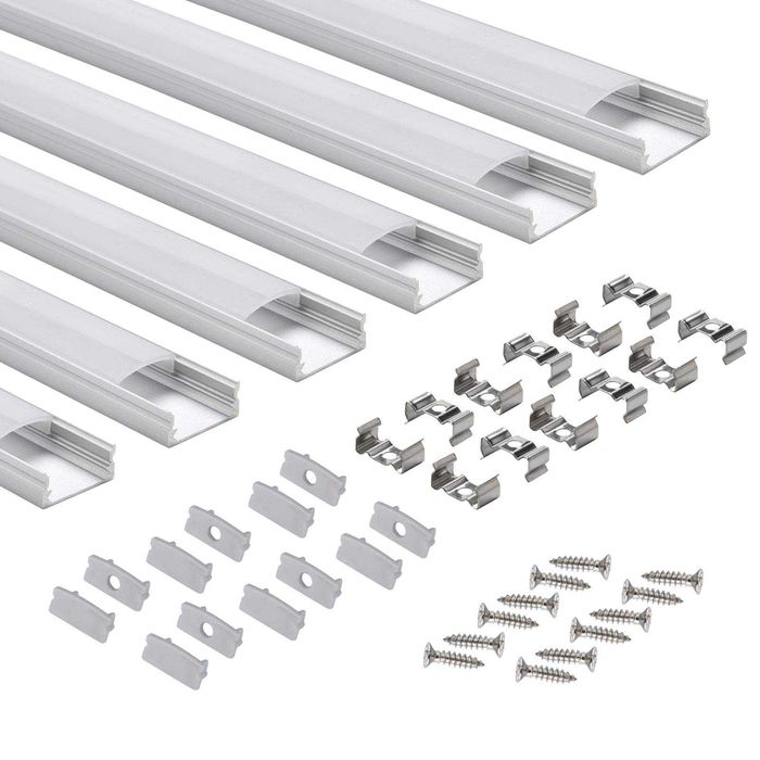 Nowa listwa / profil / aluminiowa / LED / 6 szt / 1M !8186!