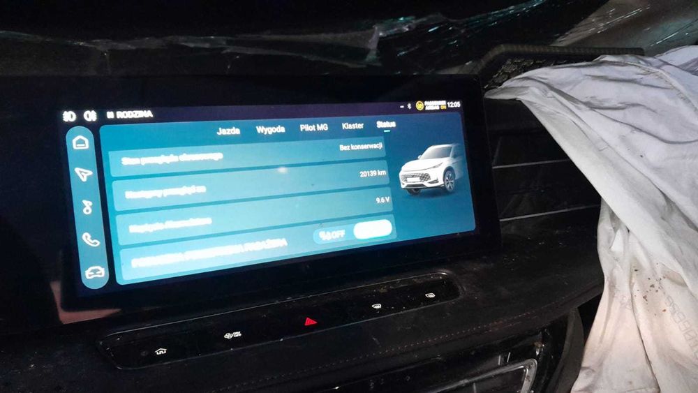 MG HS II 24-25r Wyświetlacz Zegary Ekran Europa Orginał