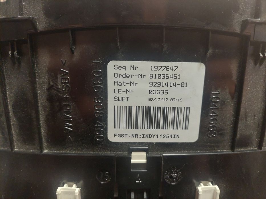 Bmw f10 f11 quadrante para versões diesel.