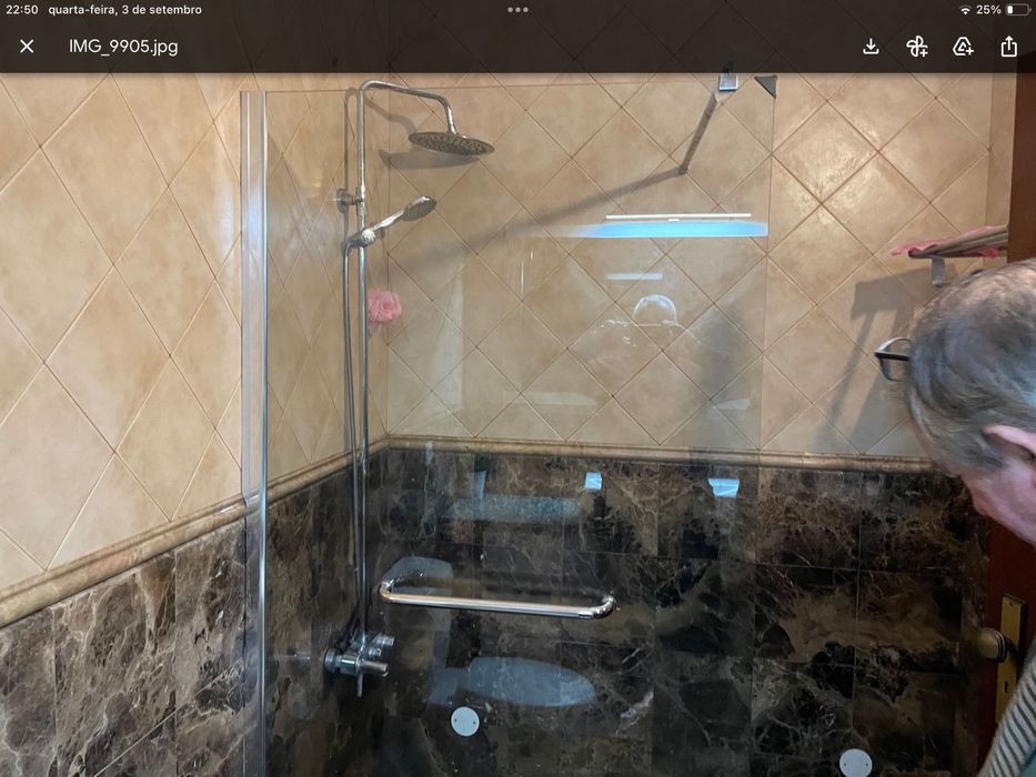 Painel de duche para banhos