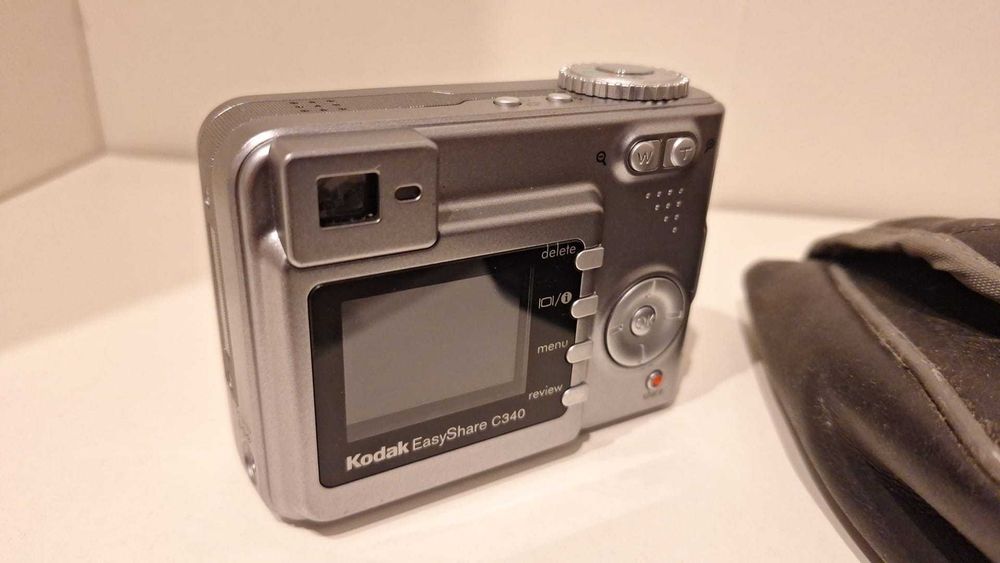 Câmara Digital Vintage Kodak EasyShare C340 (5.0 MP) + Bolsa Canon – Estilo Y2K