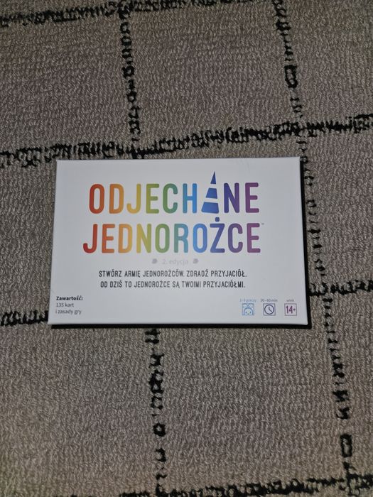 Odjechane jednozożce gra planszowa, gra karciana