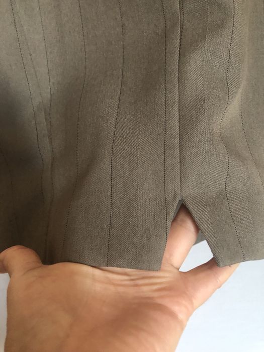 Kamizelka beżowa w prążki Hennes dla H&M rozm 34