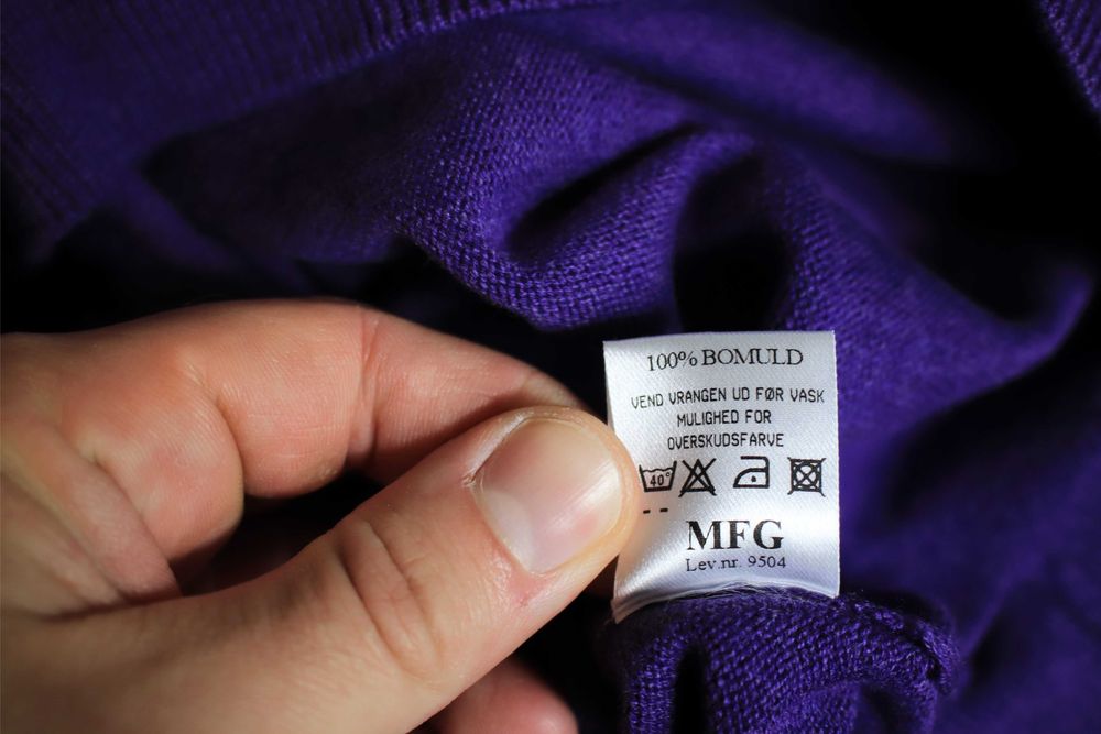 Sweter Garant r. L męski fioletowy wełniany dekolt v