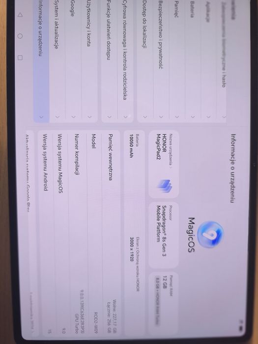Tablet Honor Magic Pad 2