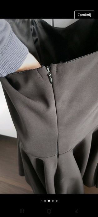 Mała czarna sukienka na imprezę, studniówkę, wesele elegancka