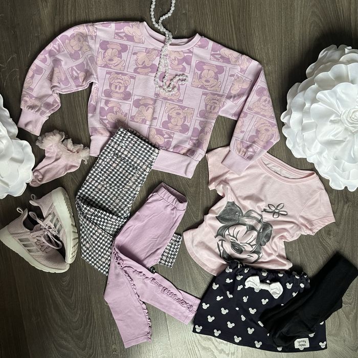 Комплекти одягу р. 104 см/4 р світшот футболка спідниця Disney Zara лосини