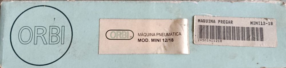 Máquina de pregar Orbi Mini 12/18 – Compacta e funcional