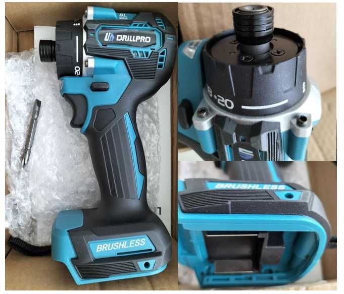 F1079 Aparafusadora Drillpro  27-280NM dupla velocidade uma bateria