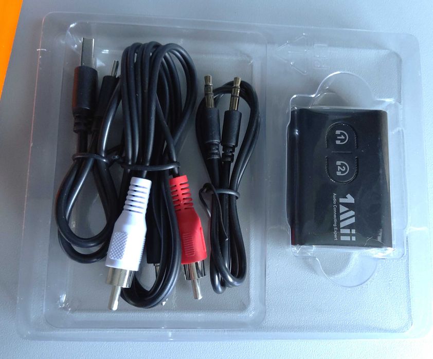 Nadajnik TV 1Mii Bluetooth 5.3, adapter Bluetooth, gniazdo audio 3,5