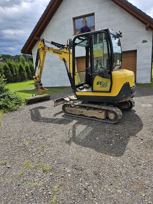 Usługi minikoparka, usługi koparka pracę ziemne usługi transportowe