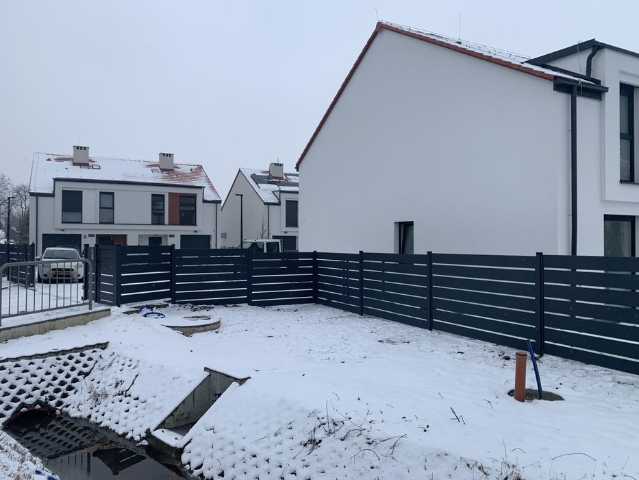 Ogrodzenie panelowe, frontowe, brama, furtka, montaż