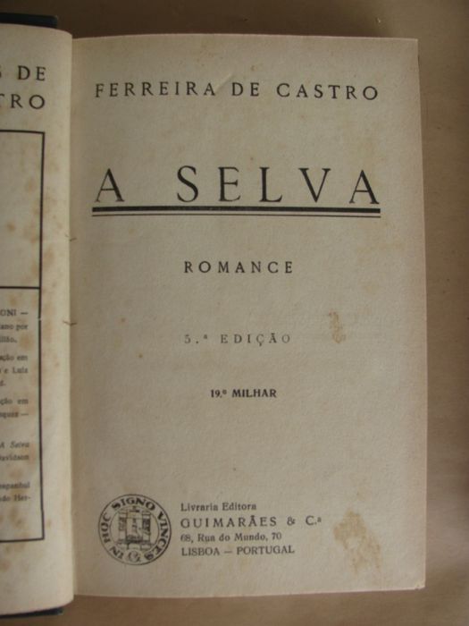 Obras de Ferreira de Castro