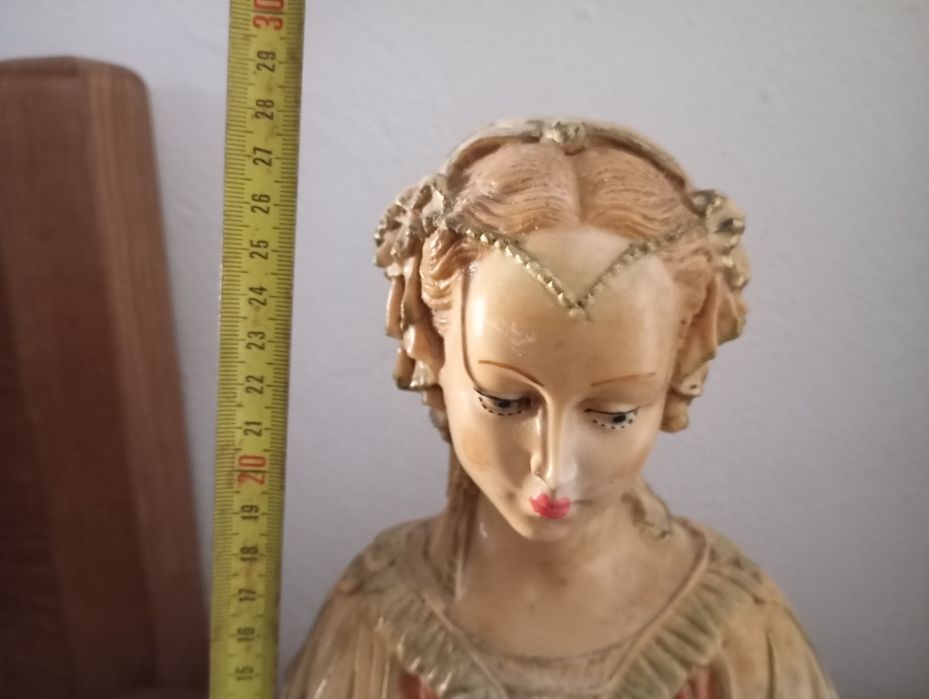 Figura religiosa decorativa – peça pesada – 28 cm