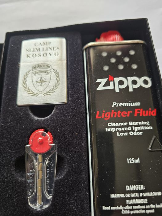 Kit zippo original Novo
