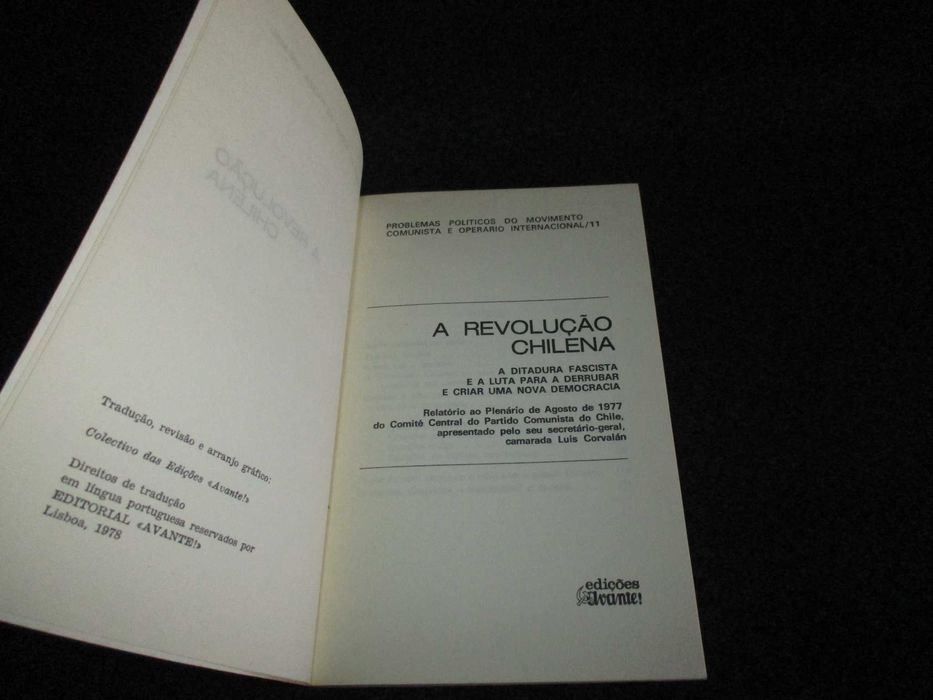 Livro A Revolução Chilena Luis Corvalán