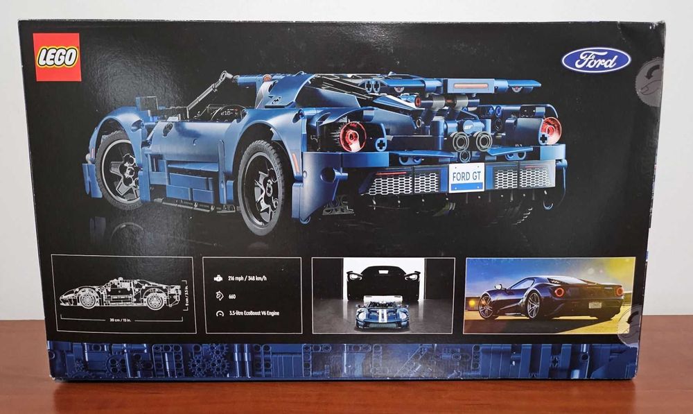 LEGO Technic 42154 Ford GT motor V6 Supercarro escala 1:12 39 cm