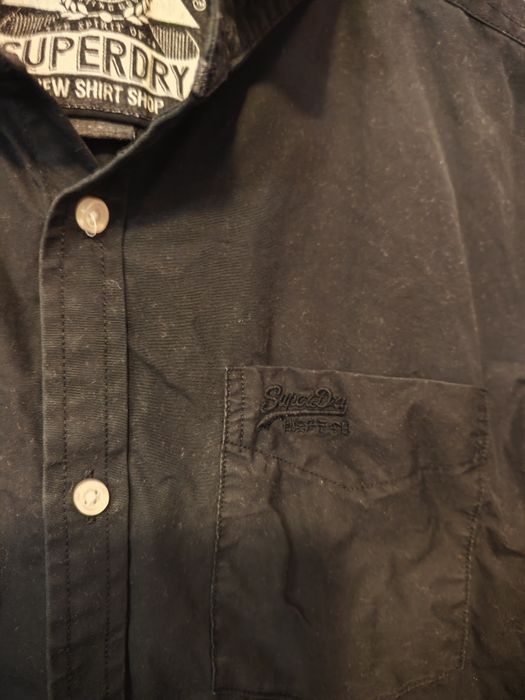 Czarna koszula Superdry