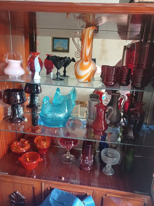 Skup Szkła Kolorowego PRL ,Figurki,Porcelany Bibeloty PRL
