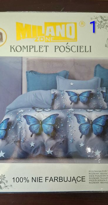 Komplet pościeli z prześcieradłem 160 cm x 200 cm Milano Zone