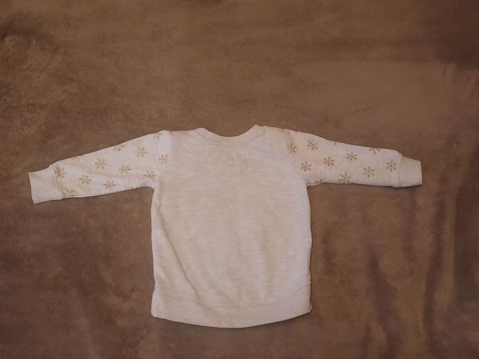 Дитячий реглан  з новорічним малюнком та тепла кофта