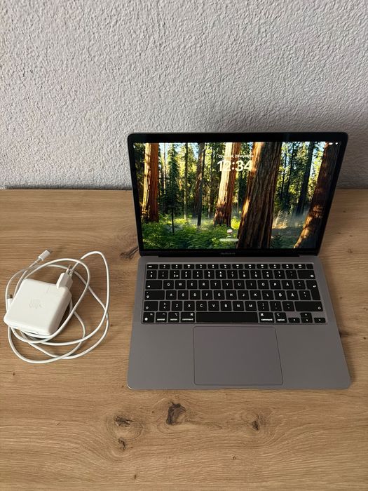 Okazja MacBook Air M1 13 Cali 2020 8/256GB + oryginalna ładowarka 61w