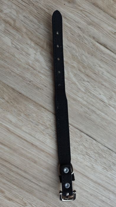 Obroża z cyrkoniami na malutkiego pieska 25 cm