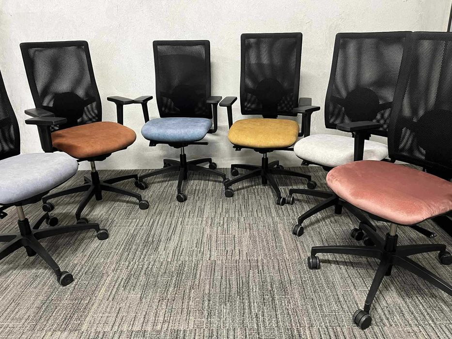 Fotel biurowy obrotowy ergonomiczny Dauphin TakeOver duża ilość!