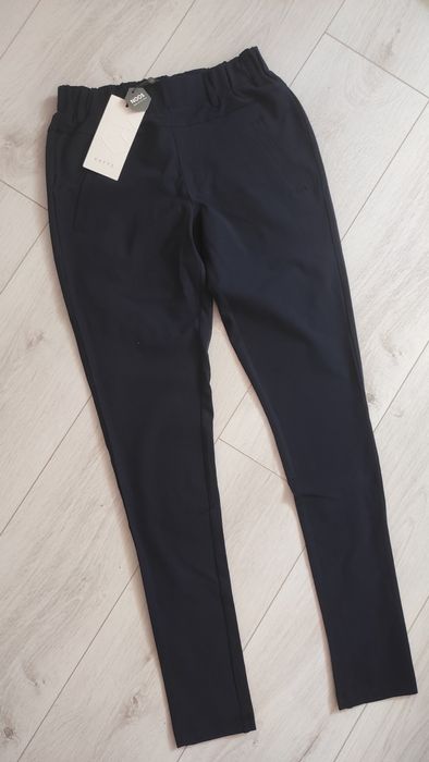 Spodnie granatowe  34 eleganckie