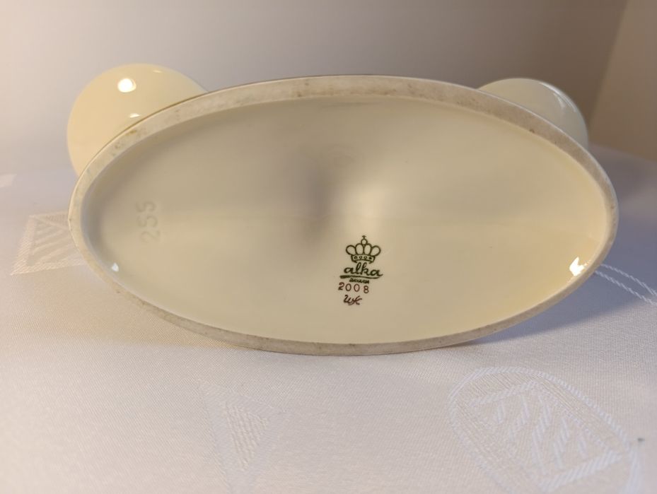 Porcelanowy świecznik